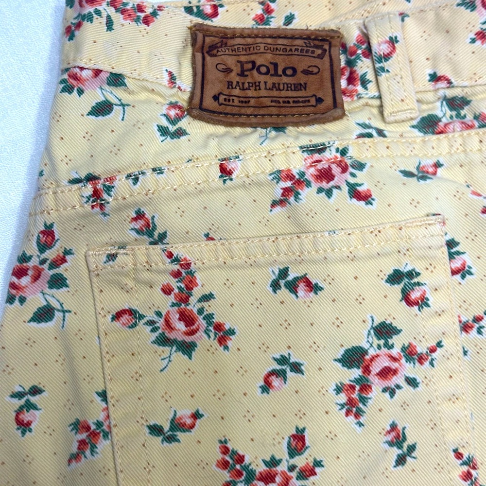 Polo Ralph Lauren floral denim jeans